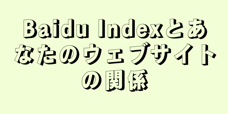 Baidu Indexとあなたのウェブサイトの関係