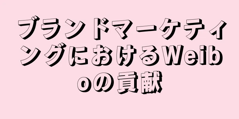 ブランドマーケティングにおけるWeiboの貢献