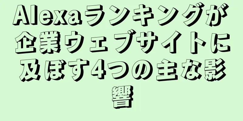 Alexaランキングが企業ウェブサイトに及ぼす4つの主な影響