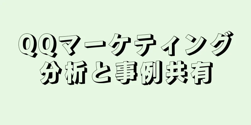 QQマーケティング分析と事例共有