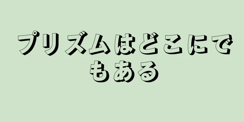 プリズムはどこにでもある