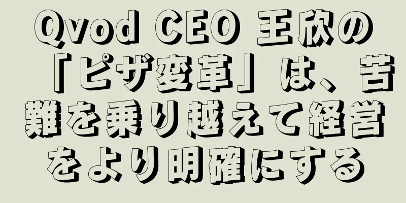 Qvod CEO 王欣の「ピザ変革」は、苦難を乗り越えて経営をより明確にする