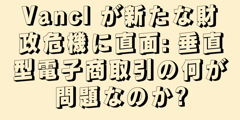 Vancl が新たな財政危機に直面: 垂直型電子商取引の何が問題なのか?