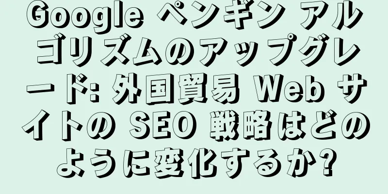 Google ペンギン アルゴリズムのアップグレード: 外国貿易 Web サイトの SEO 戦略はどのように変化するか?