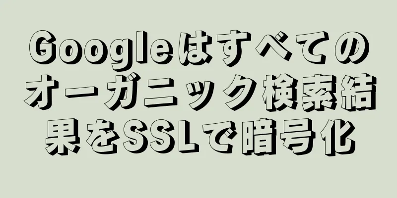 Googleはすべてのオーガニック検索結果をSSLで暗号化