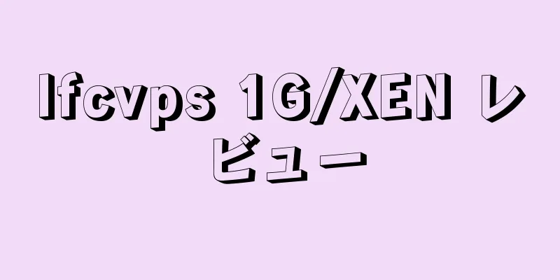 lfcvps 1G/XEN レビュー