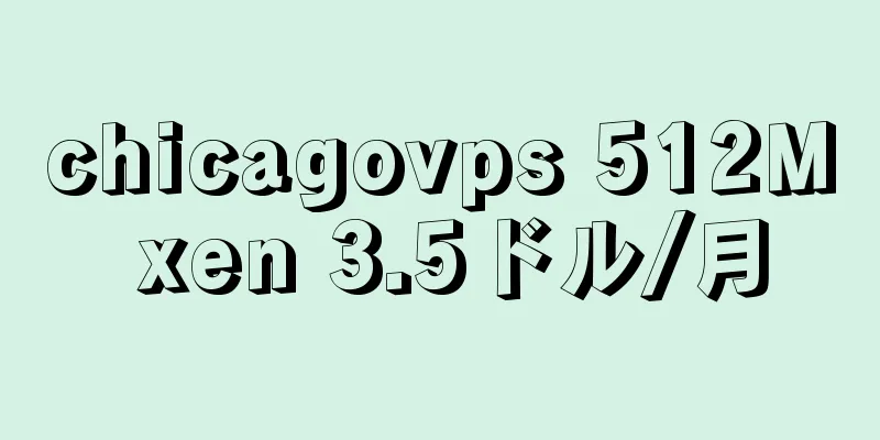chicagovps 512M xen 3.5ドル/月
