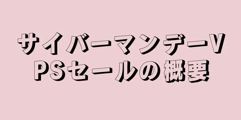 サイバーマンデーVPSセールの概要