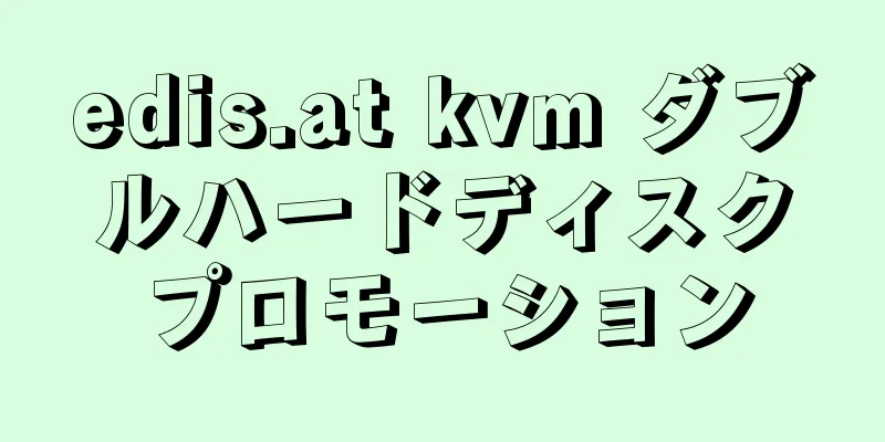 edis.at kvm ダブルハードディスクプロモーション