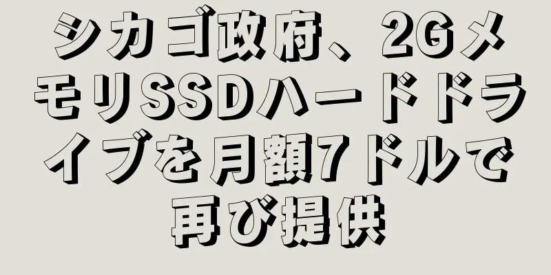 シカゴ政府、2GメモリSSDハードドライブを月額7ドルで再び提供
