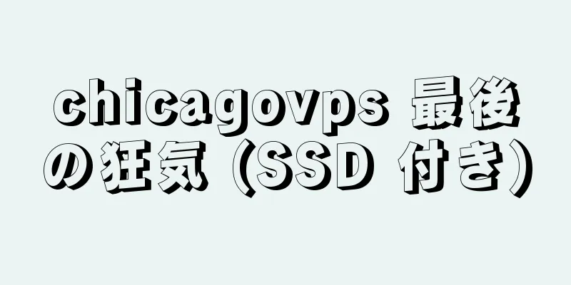 chicagovps 最後の狂気 (SSD 付き)