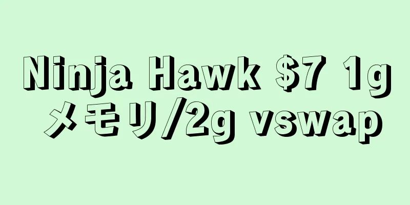 Ninja Hawk $7 1g メモリ/2g vswap