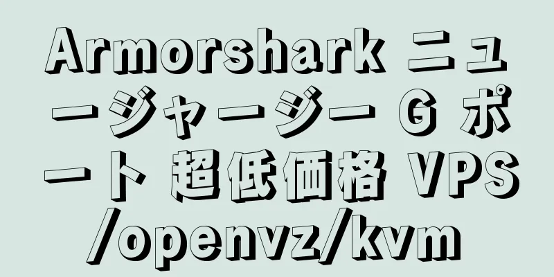 Armorshark ニュージャージー G ポート 超低価格 VPS/openvz/kvm