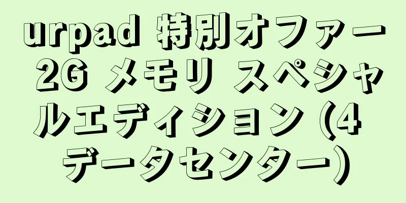 urpad 特別オファー 2G メモリ スペシャルエディション (4 データセンター)
