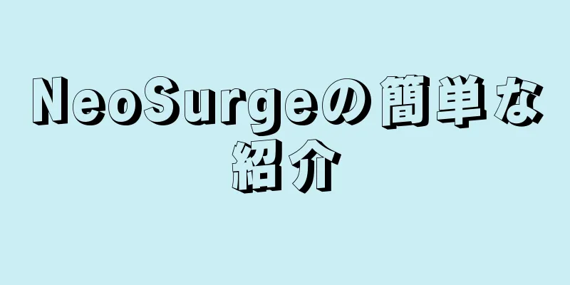 NeoSurgeの簡単な紹介