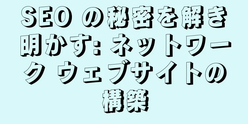 SEO の秘密を解き明かす: ネットワーク ウェブサイトの構築