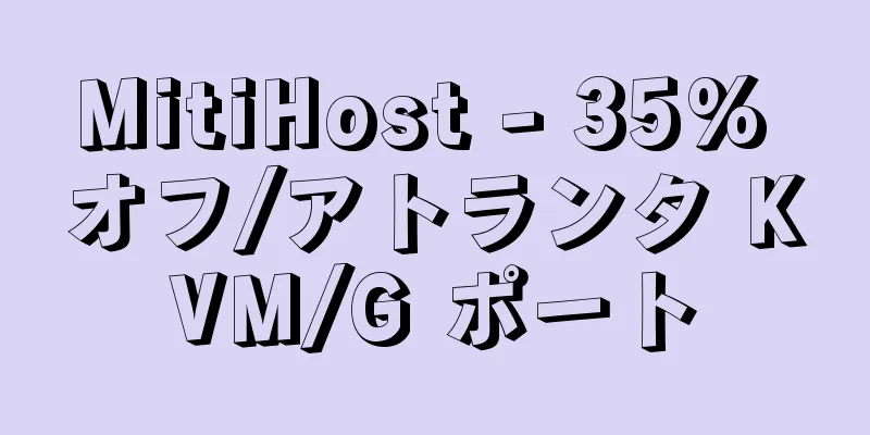 MitiHost - 35% オフ/アトランタ KVM/G ポート
