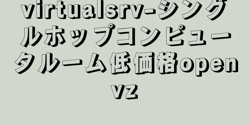 virtualsrv-シングルホップコンピュータルーム低価格openvz