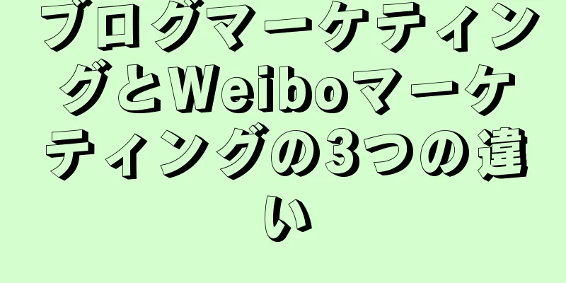 ブログマーケティングとWeiboマーケティングの3つの違い