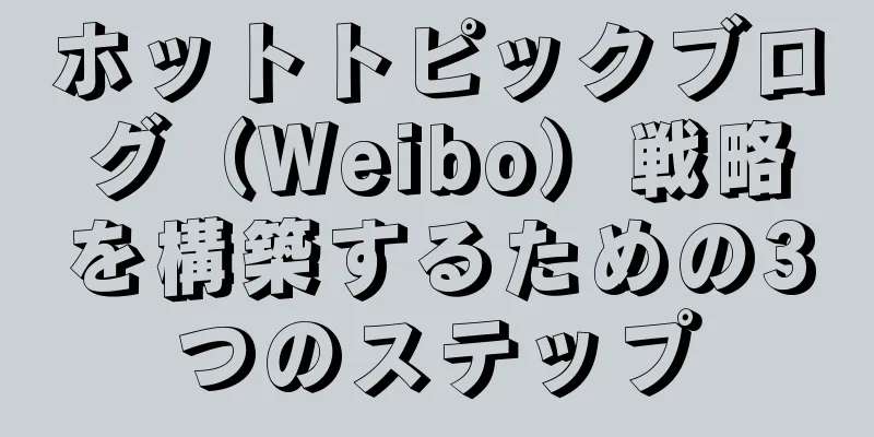 ホットトピックブログ（Weibo）戦略を構築するための3つのステップ
