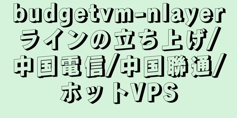 budgetvm-nlayerラインの立ち上げ/中国電信/中国聯通/ホットVPS
