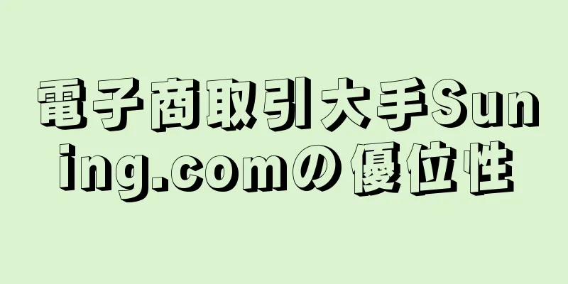 電子商取引大手Suning.comの優位性
