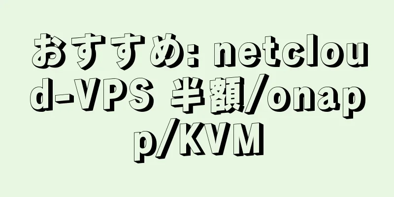 おすすめ: netcloud-VPS 半額/onapp/KVM