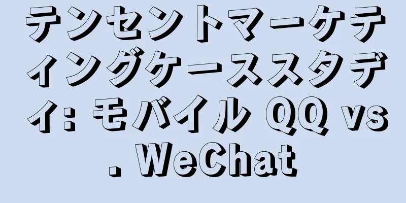 テンセントマーケティングケーススタディ: モバイル QQ vs. WeChat
