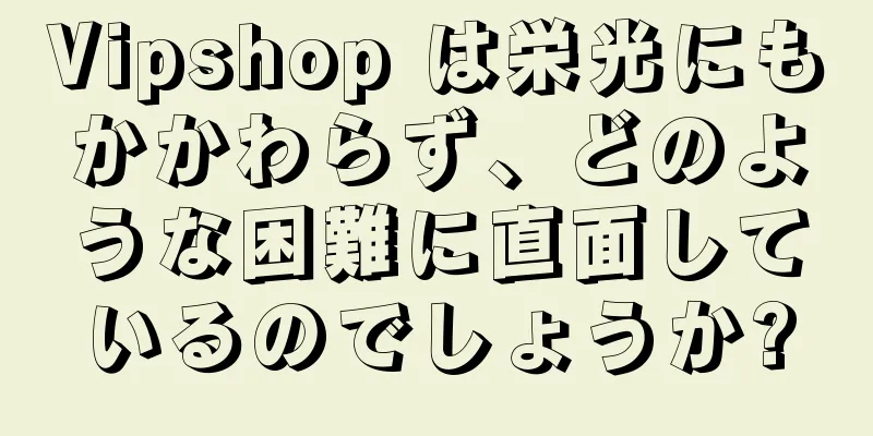 Vipshop は栄光にもかかわらず、どのような困難に直面しているのでしょうか?