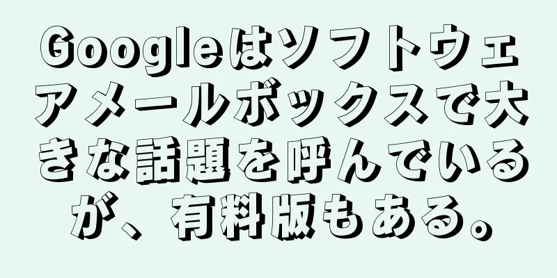 Googleはソフトウェアメールボックスで大きな話題を呼んでいるが、有料版もある。