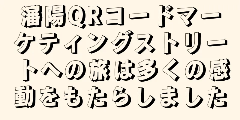 瀋陽QRコードマーケティングストリートへの旅は多くの感動をもたらしました