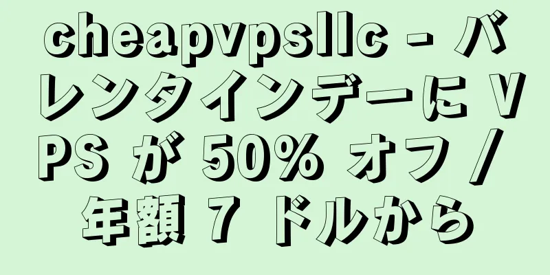cheapvpsllc - バレンタインデーに VPS が 50% オフ / 年額 7 ドルから