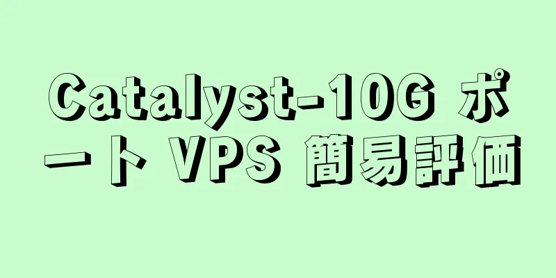 Catalyst-10G ポート VPS 簡易評価