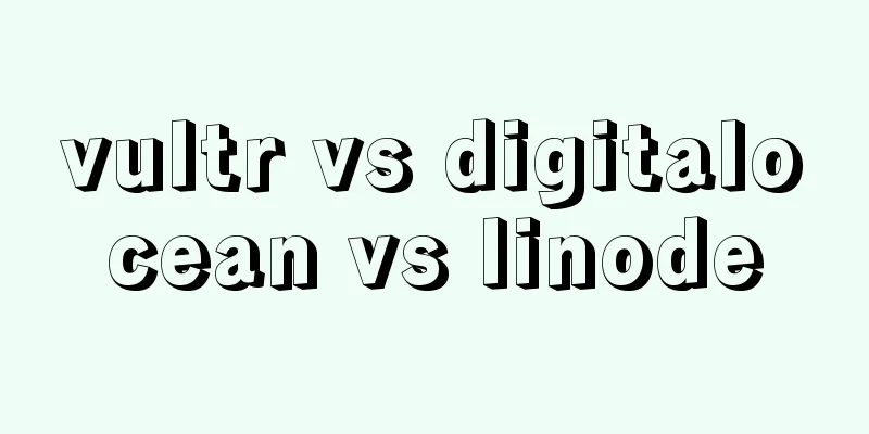 vultr vs digitalocean vs linode