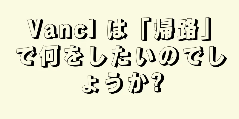 Vancl は「帰路」で何をしたいのでしょうか?
