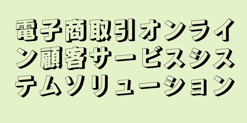 電子商取引オンライン顧客サービスシステムソリューション