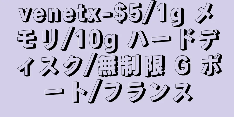 venetx-$5/1g メモリ/10g ハードディスク/無制限 G ポート/フランス