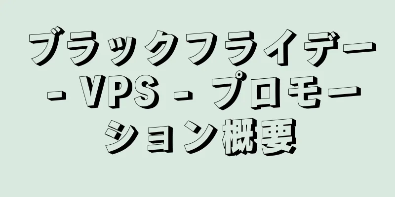 ブラックフライデー - VPS - プロモーション概要