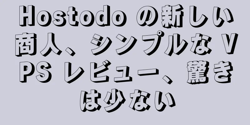 Hostodo の新しい商人、シンプルな VPS レビュー、驚きは少ない