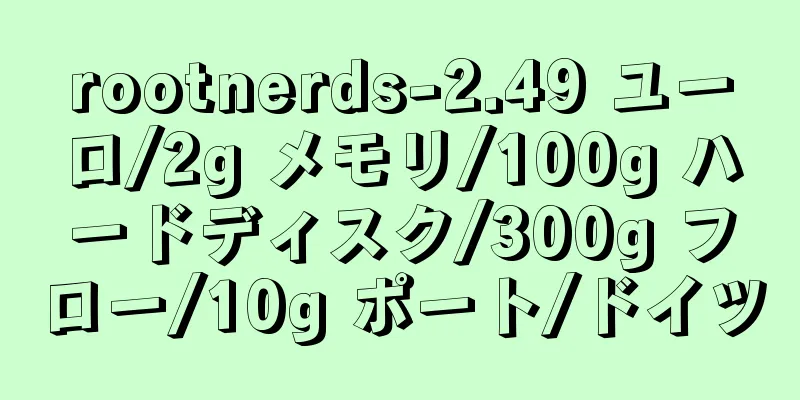 rootnerds-2.49 ユーロ/2g メモリ/100g ハードディスク/300g フロー/10g ポート/ドイツ