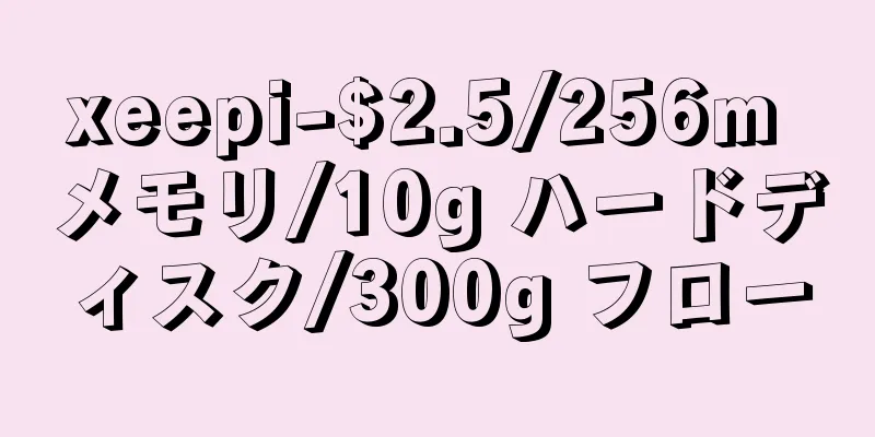 xeepi-$2.5/256m メモリ/10g ハードディスク/300g フロー