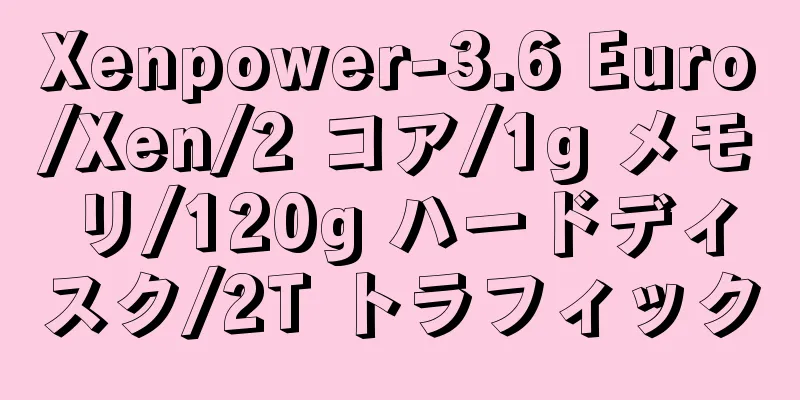 Xenpower-3.6 Euro/Xen/2 コア/1g メモリ/120g ハードディスク/2T トラフィック
