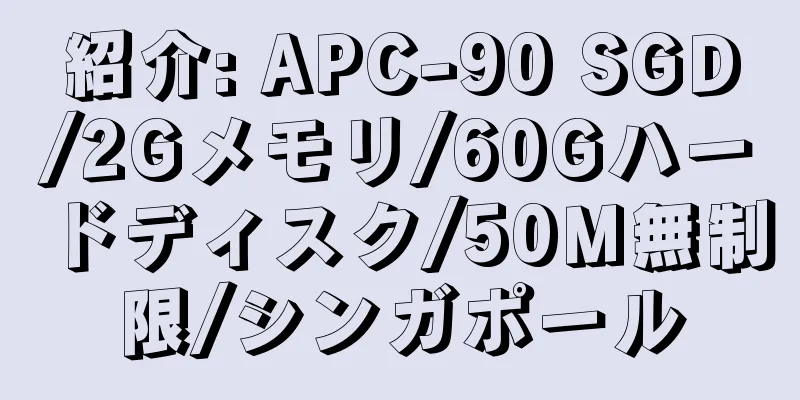 紹介: APC-90 SGD/2Gメモリ/60Gハードディスク/50M無制限/シンガポール
