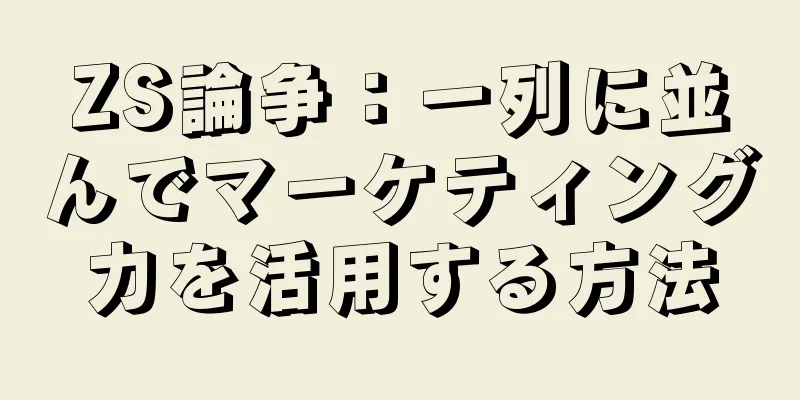 ZS論争：一列に並んでマーケティング力を活用する方法