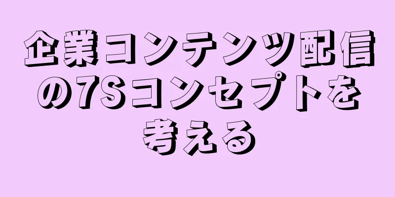 企業コンテンツ配信の7Sコンセプトを考える