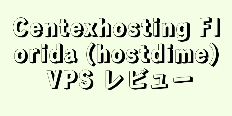Centexhosting Florida (hostdime) VPS レビュー
