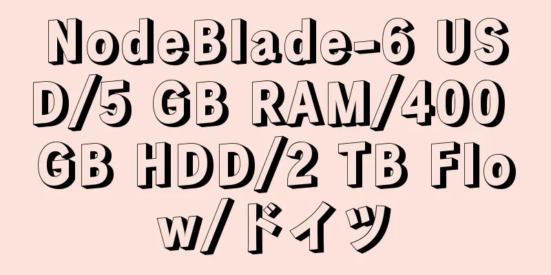 NodeBlade-6 USD/5 GB RAM/400 GB HDD/2 TB Flow/ドイツ
