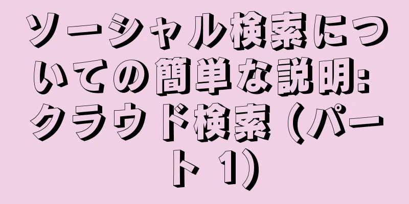 ソーシャル検索についての簡単な説明: クラウド検索 (パート 1)