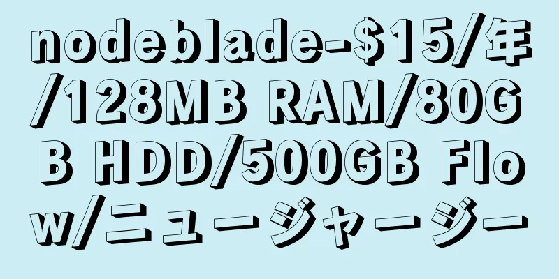 nodeblade-$15/年/128MB RAM/80GB HDD/500GB Flow/ニュージャージー