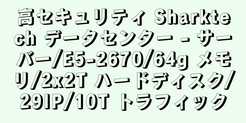 高セキュリティ Sharktech データセンター - サーバー/E5-2670/64g メモリ/2x2T ハードディスク/29IP/10T トラフィック